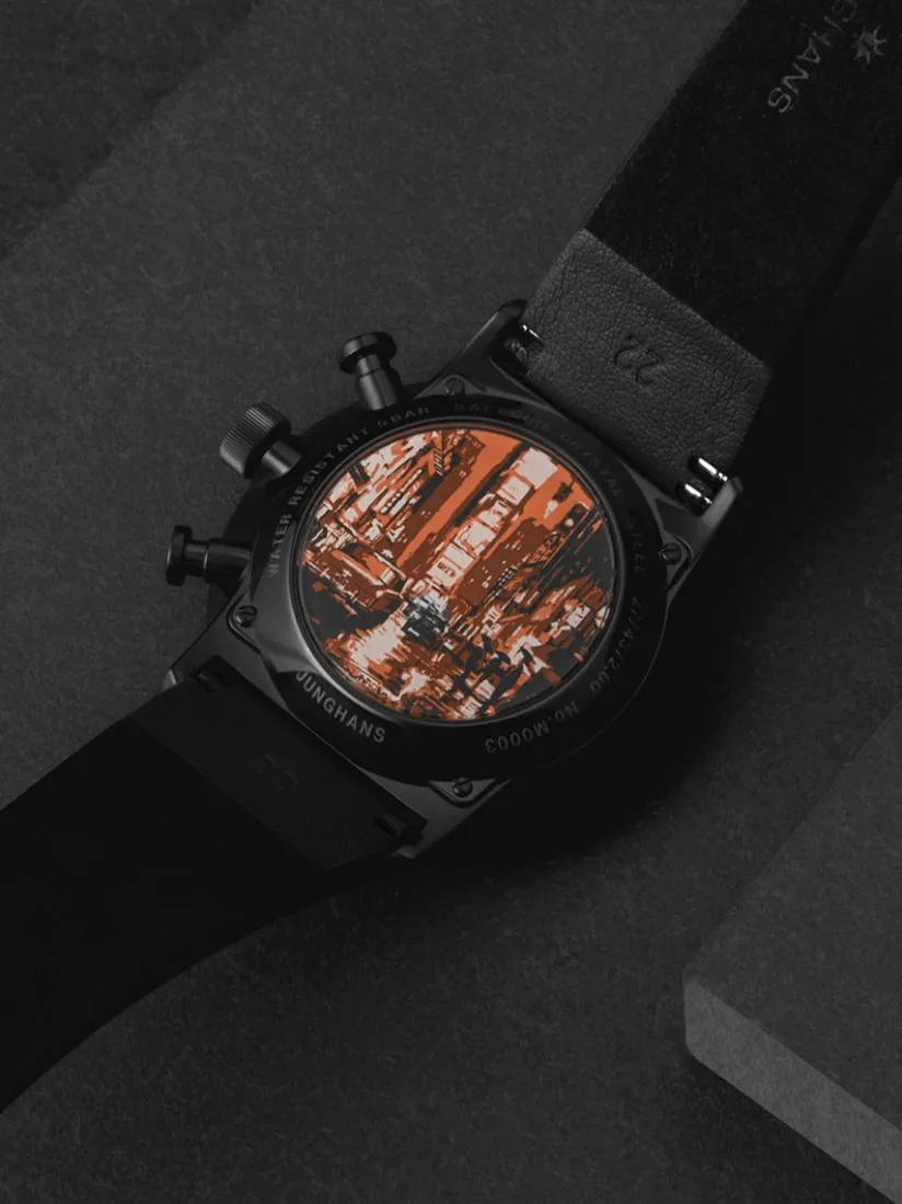 Hot Junghans Form A Chronoscope, Datum Englisch